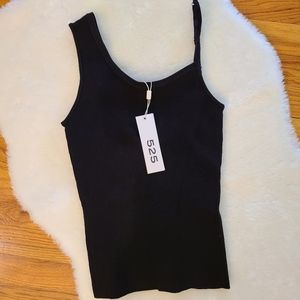 525 America Ribbed Asymmetrical Top